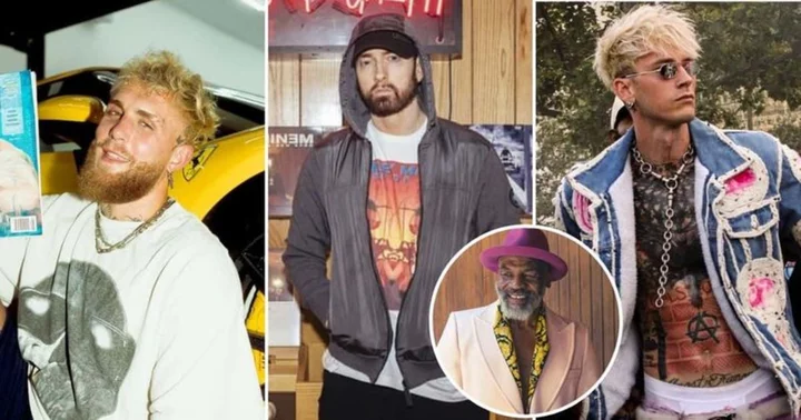 Jake Paul and Mike Tyson discuss diss battle between Eminem and MGK: 'Last kind of rapper you wanna mess with’