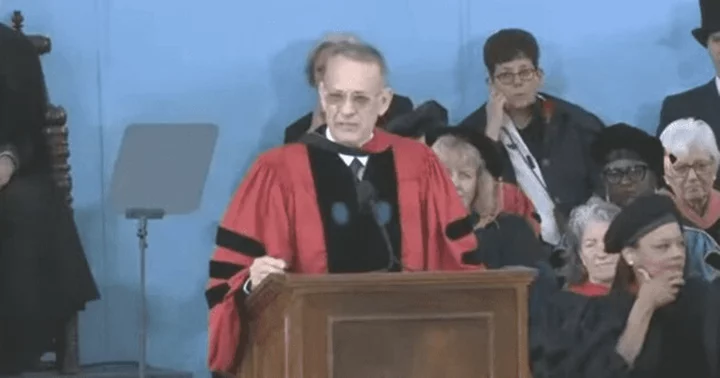 Tom Hanks receives honorary degree from Harvard University, jokes about not 'having spent any time in class'