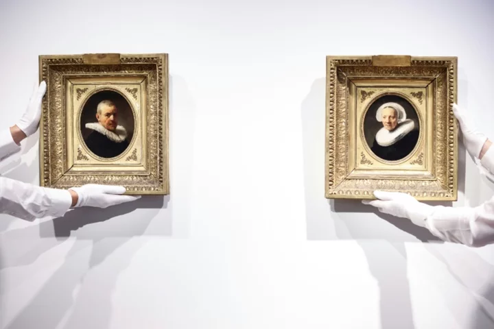 Lost Rembrandt portraits to be sold after 200 years