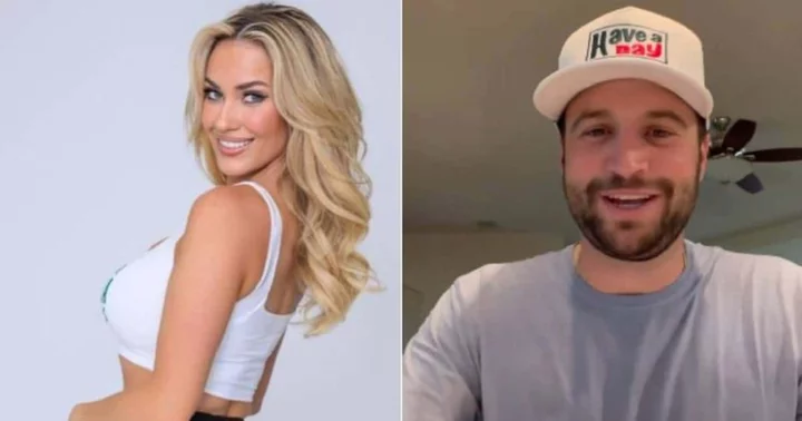 Paige Spiranac tempts Robby Berger and followers by indulging in hot dog and Snickers bar