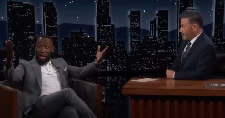 Lamorne Morris reveals to Jimmy Kimmel his first meeting with Jon Hamm while on mushrooms: 'I literally met Satan'