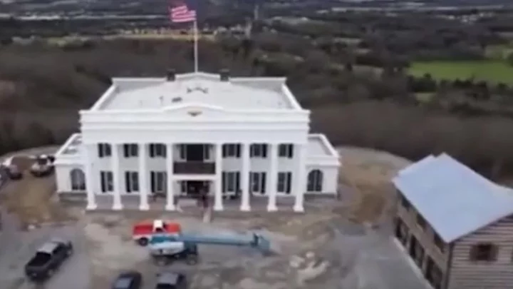 Kid Rock has built a replica of the White House to live in - and it has its own church