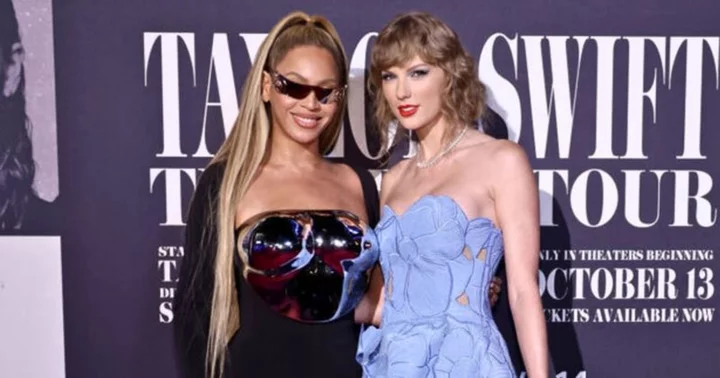 Beyonce poses with Taylor Swift at ‘Eras Tour’ concert film premiere, Internet calls it a 'peace treaty for the fandoms'