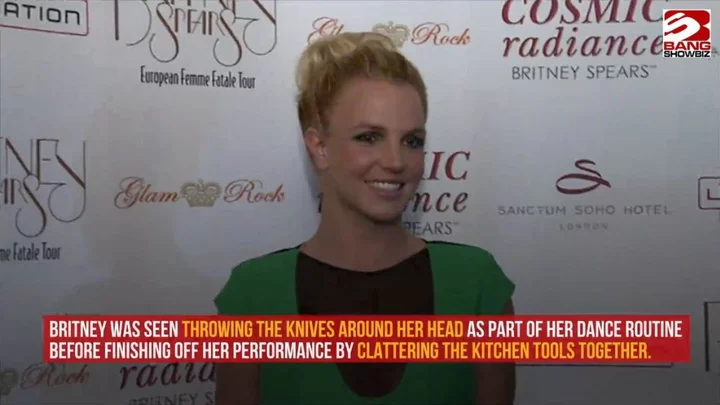 Britney Spears has responded after dancing with knives on social media
