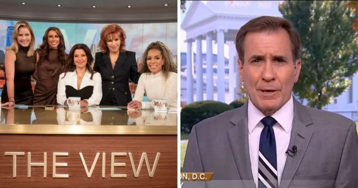 'You are wasting your platform': 'The View' hosts slammed for failing to ask John Kirby about possible ceasefire in Gaza