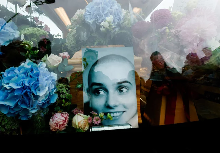 Mourners say final goodbyes to Sinéad O'Connor