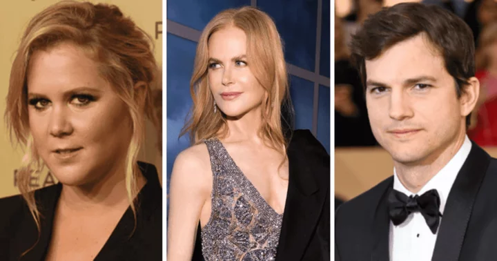 Amy Schumer was slammed for 'bullying' Nicole Kidman, so she dragged Ashton Kutcher into it