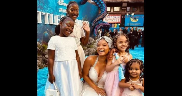 'The Little Mermaid' star Halle Bailey says she 'sobbed uncontrollably' as Black children embrace her Ariel