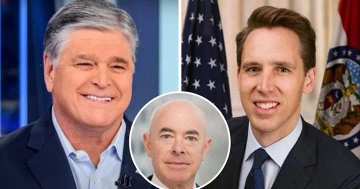 Josh Hawley slammed after Fox News host Sean Hannity reports on Senator confronting Alejandro Mayorkas over antisemitic posts