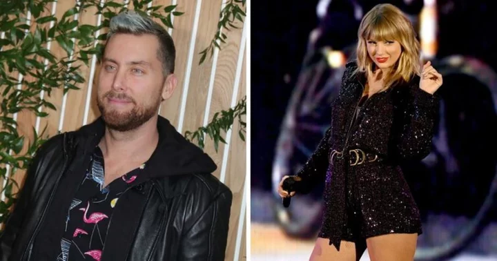 Lance Bass leaves Internet in splits with 'NOT Taylor Swift' placard at NFL game
