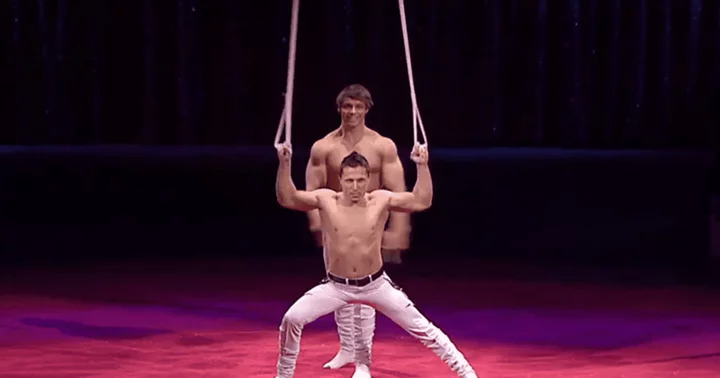 'AGT' Season 18: Who are Duo Just Two Men? Athletes-turned-acrobats set to impress judges with gravity-defying ribbon act