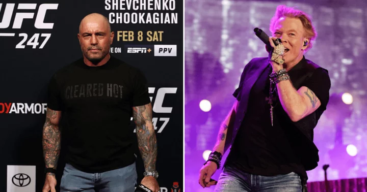 Axl Rose's unamused expression in Joe Rogan's selfie sends fans into frenzy: 'That’s actually Trump'