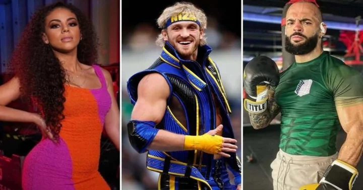 Samantha Irvin furious after Logan Paul uses brass knuckles to fight Ricochet during WWE SummerSlam: 'Saw my fiance get hit in the face'