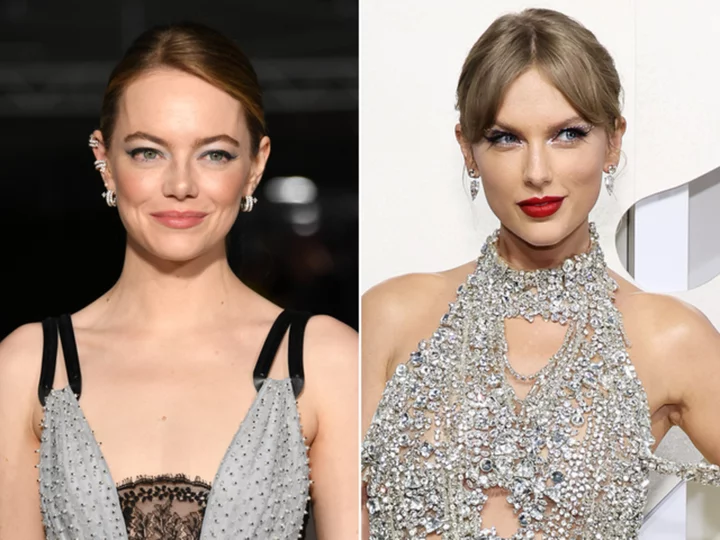 Emma Stone is at the center of rumors about a new 'from the vault' Taylor Swift song
