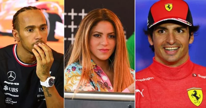 F1 Racer Carlos Sainz plays cupid in Lewis Hamilton and Shakira's 'fun and flirty' relationship