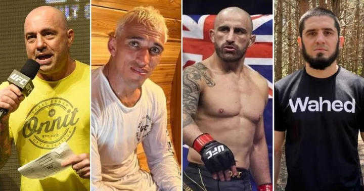 Joe Rogan reacts to Charles Oliveira's replacement with Alexander Volkanovsk in Islam Makhachev bout