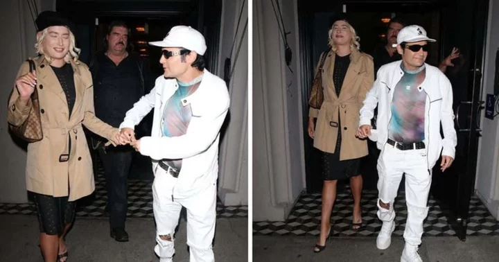 Corey Feldman and wife Courtney Anne Mitchell look the perfect couple on date night