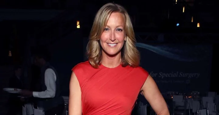 GMA’s Lara Spencer looks radiant in pink dress as she joins son Duff Haffenreffer at college for parents' weekend