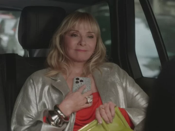 Kim Cattrall improvised that sweet 'And Just Like That...' moment