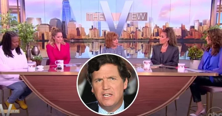 'The View' hosts discuss infamous Tucker Carlson ouster from Fox News, Internet says 'old news'