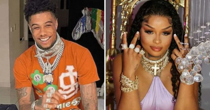Internet labels Blueface and Chrisean Rock 'toxic' after they spend Thanksgiving together months after trading disses