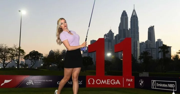 Paige Spiranac shares glimpses of indoor practice session on social media: 'Goal is to increase club head speed'