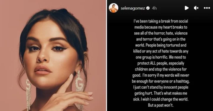 Selena Gomez slammed for saying her opinion 'won't change the world' but liking Amy Schumer's pro-Israel post